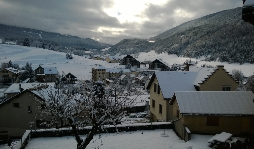 Панорама на курорте Виллар-де-Ланс, Франция