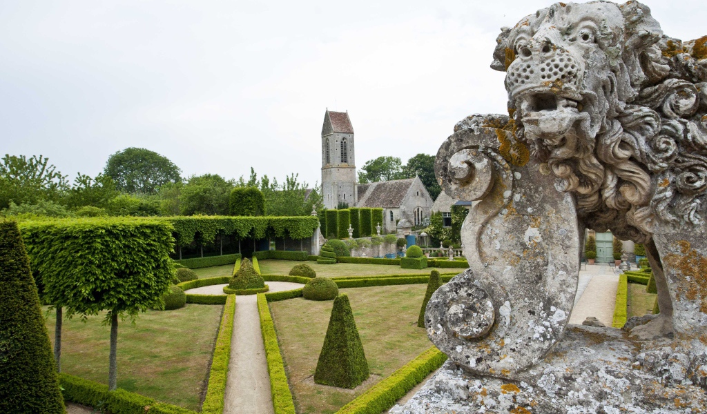 Парк в Нормандии, Франция