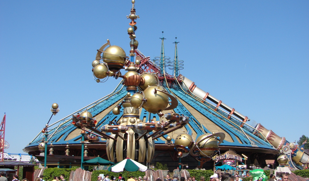 Космическая карусель в Диснейленде, Франция