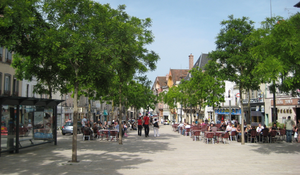 Улица в провинции Шампань, Франция