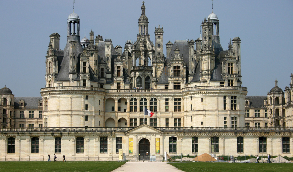 Старинный замок в Луаре, Франция