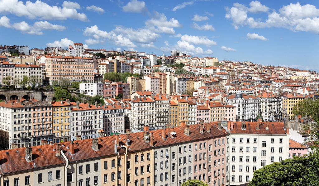 Город Лион, Франция