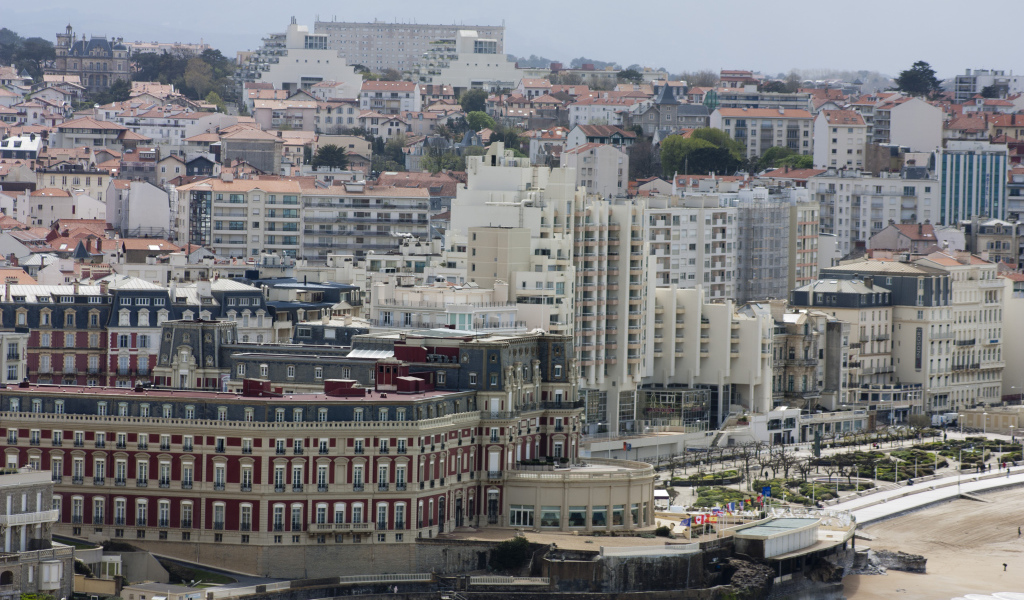 Городские дома на курорте Биарриц, Франция