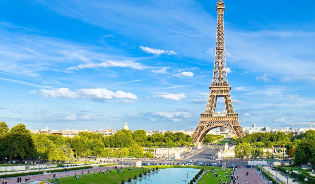Прогулка в Париже, Франция