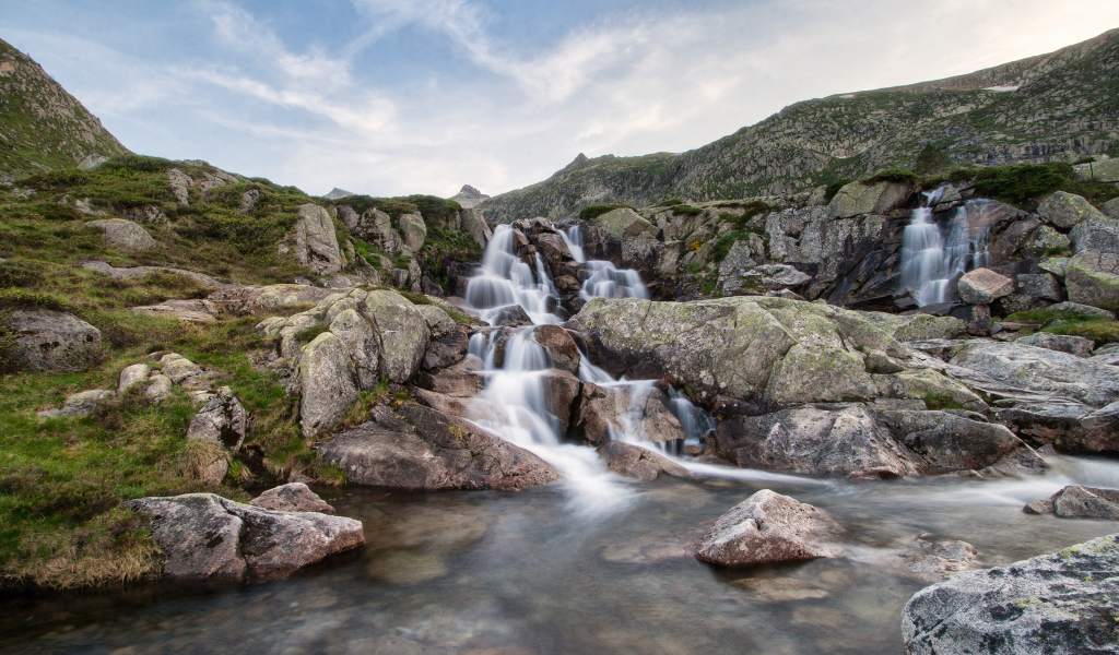 Водопад во Франции