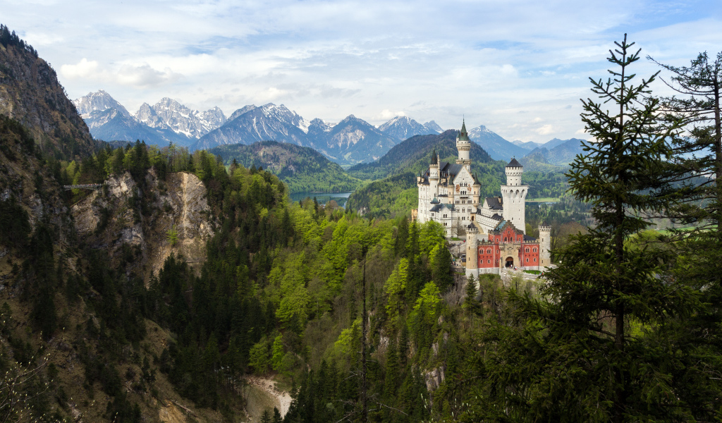 Замок Нойшванштайн, Бавария, Германия