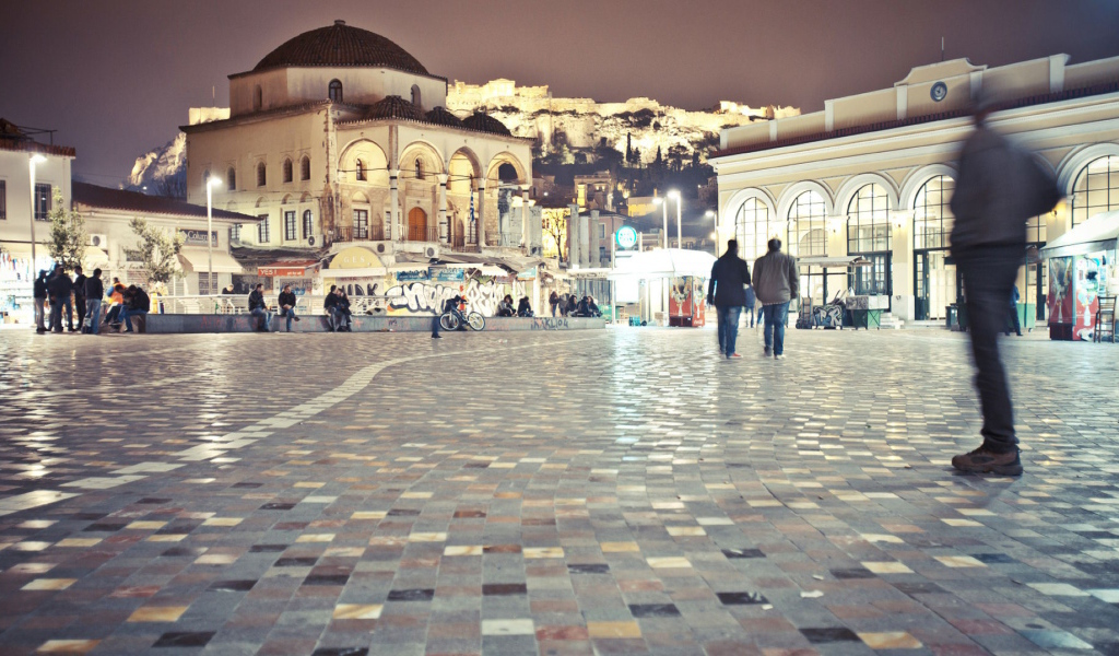 Городская площадь в Афинах