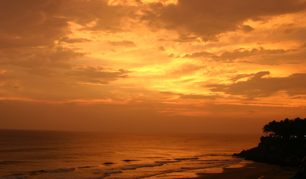 После заката в Варкале