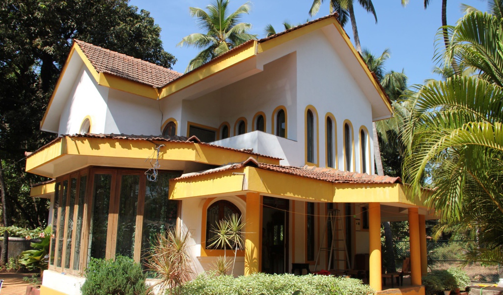 Красивые дома в Гоа