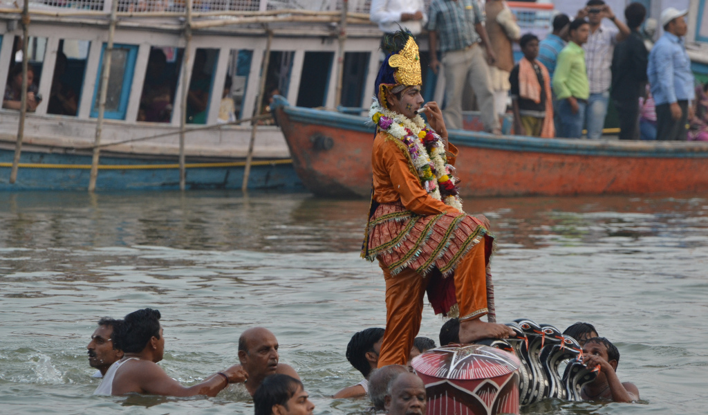 Фестиваль в городе Варанаси
