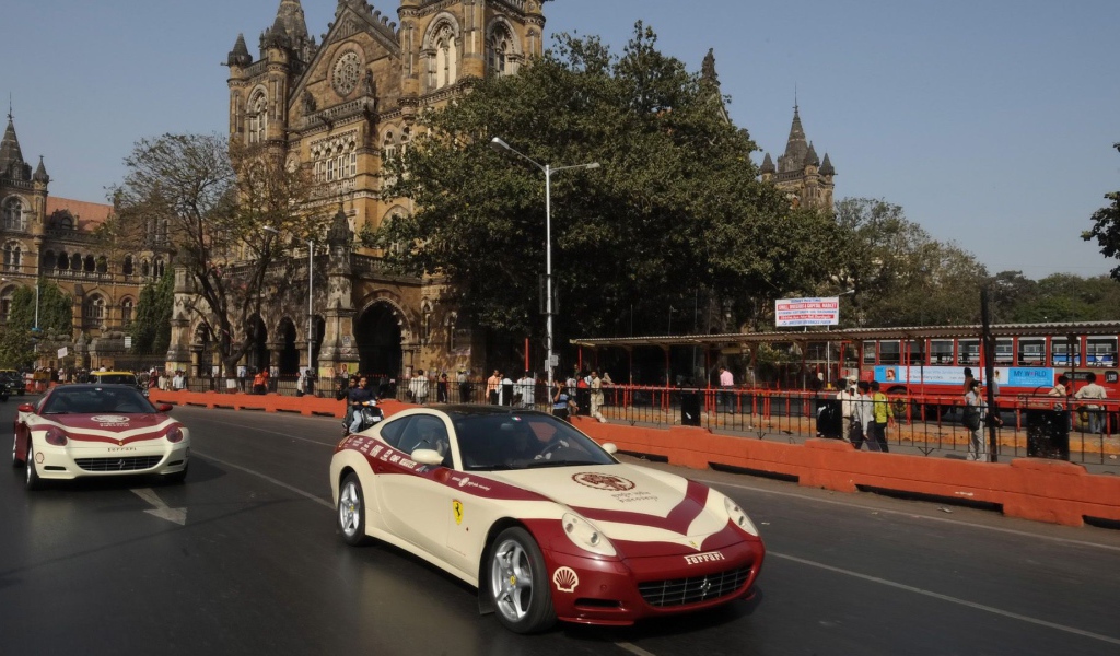 На улице города в Мумбае