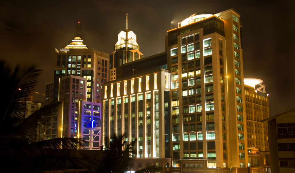 Ночные огни Бангалора