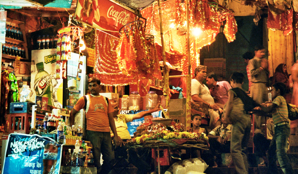 Ночной рынок в Варанаси