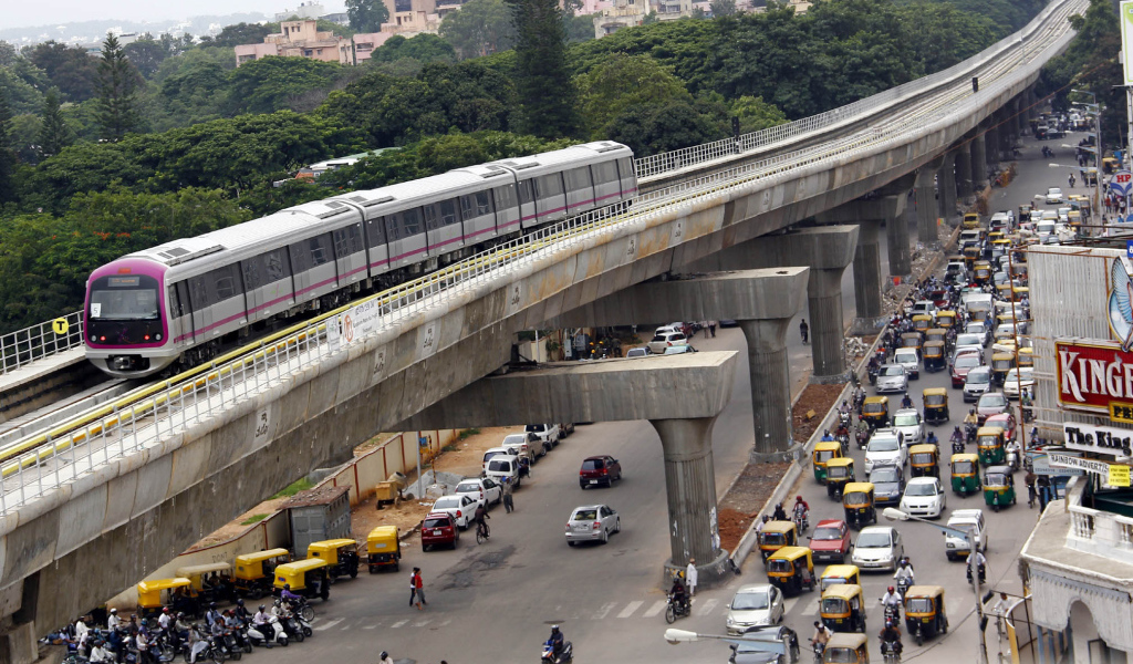 Транспортное движение в Бангалоре