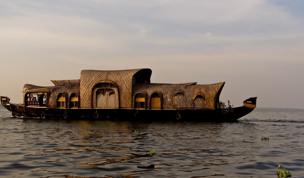 Необычные лодки в Алапуже