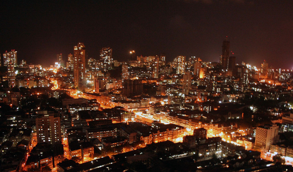 Ночной Мумбай