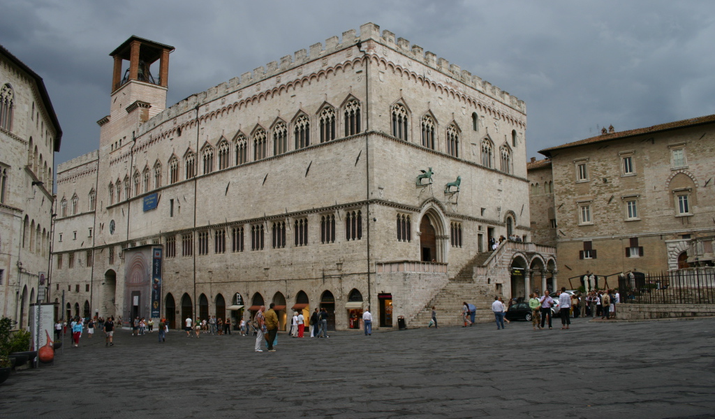 Площадь в Перудже, Италия