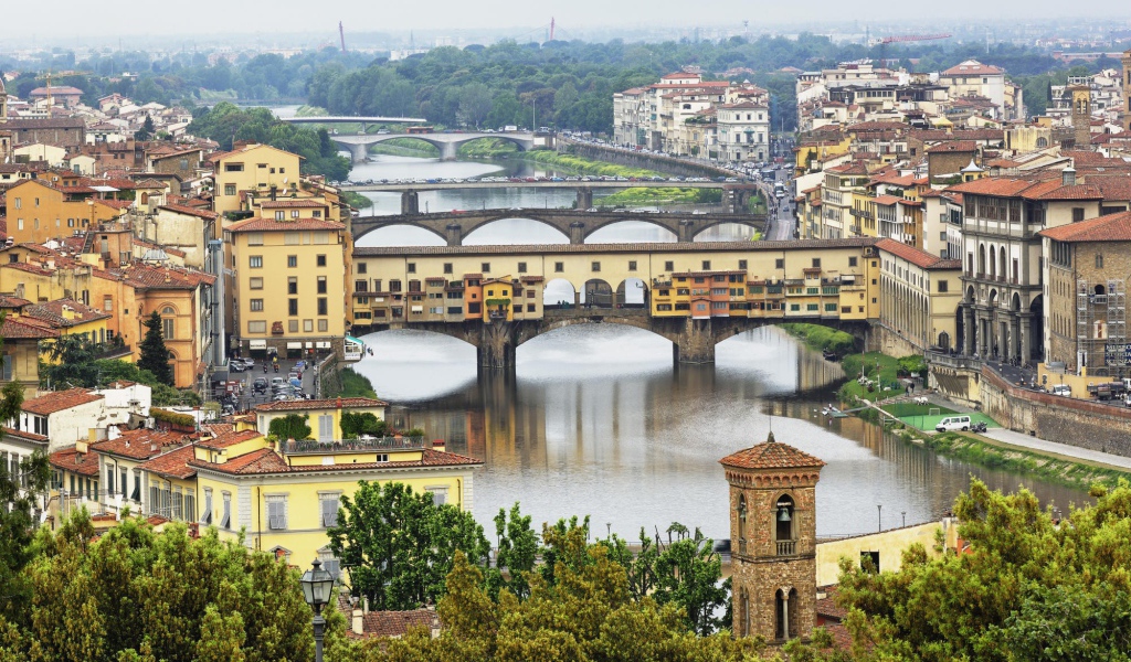 Мосты во Флоренции, Италия