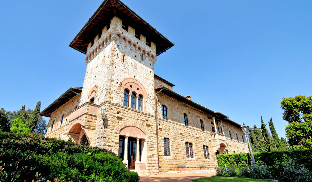 Замок в Сиене, Италия