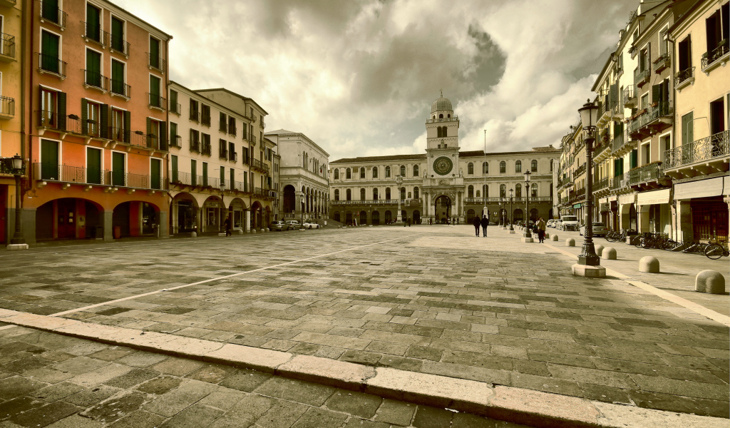 Главная площадь в Падуе, Италия
