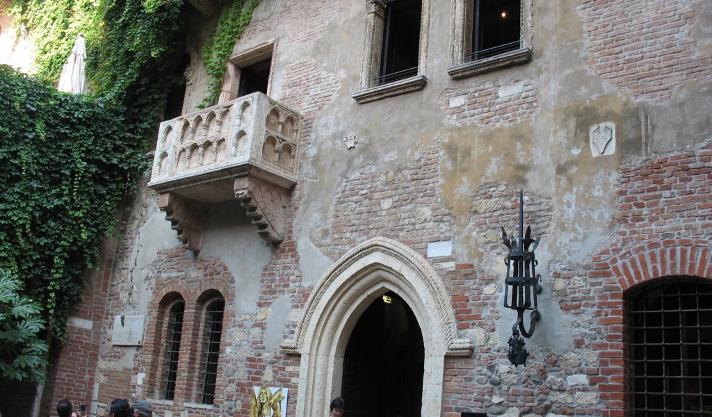 Дом в котором жила Джульетта в Вероне, Италия