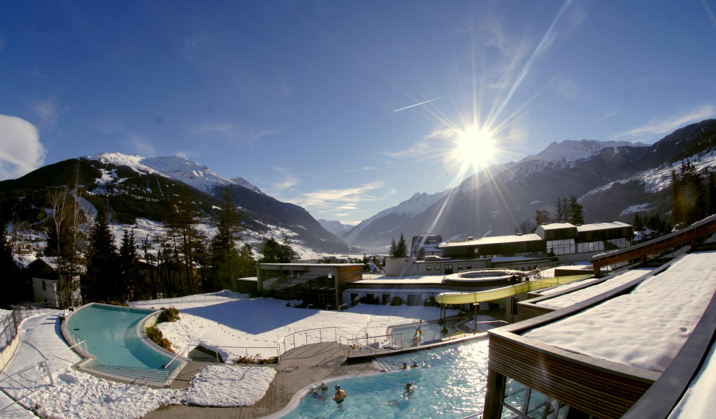 Термальный курорт в Бормио, Италия