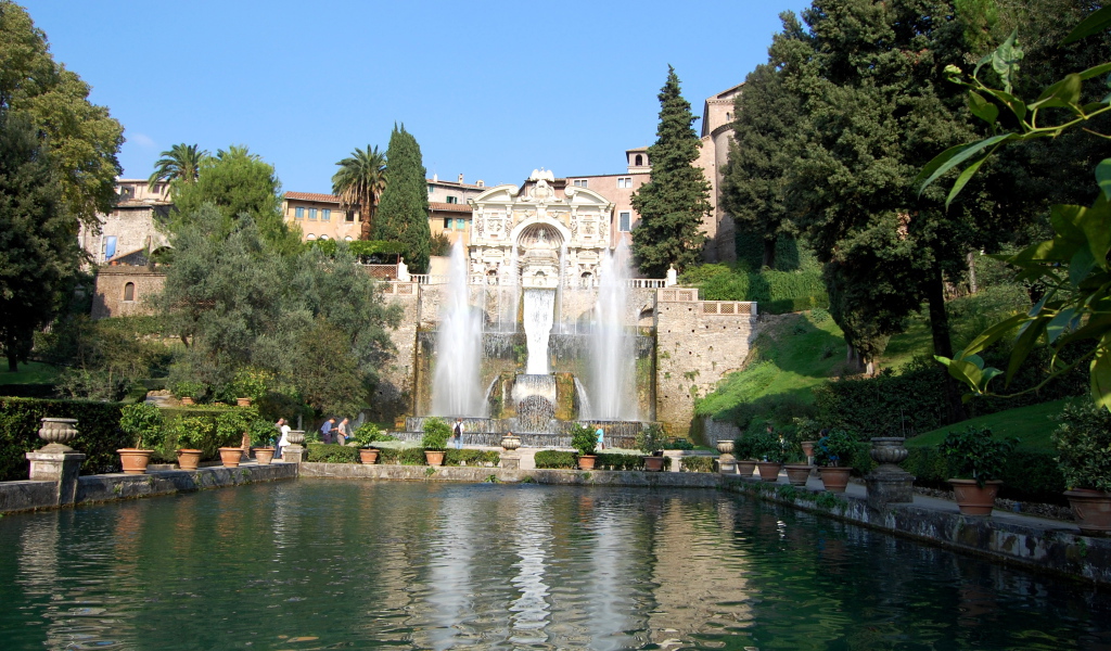 Вилла д Эсте в Тиволи, Италия