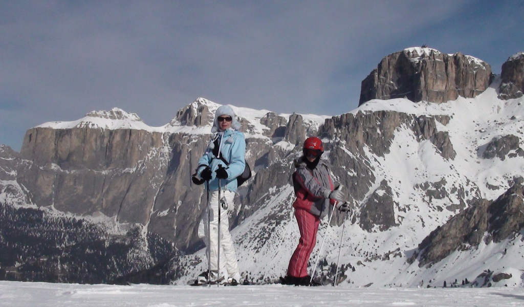 Зимний отдых на горнолыжном курорте Валь-Ди-Фаса, Италия
