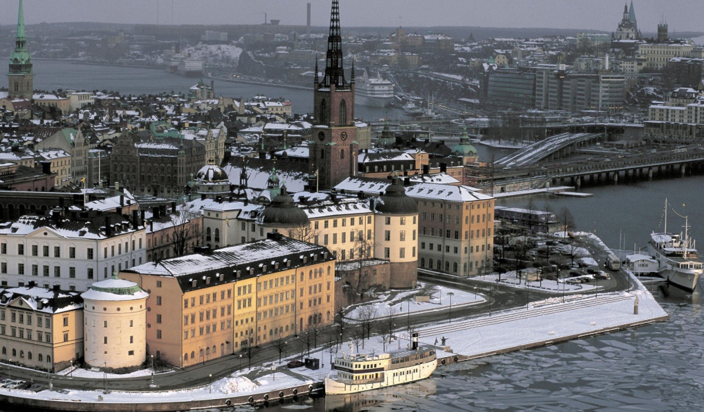 Зимний вид на курорте Лидо ди Езоло, Италия