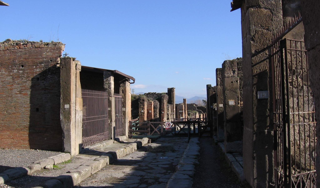 Дворы в Помпеях, Италия