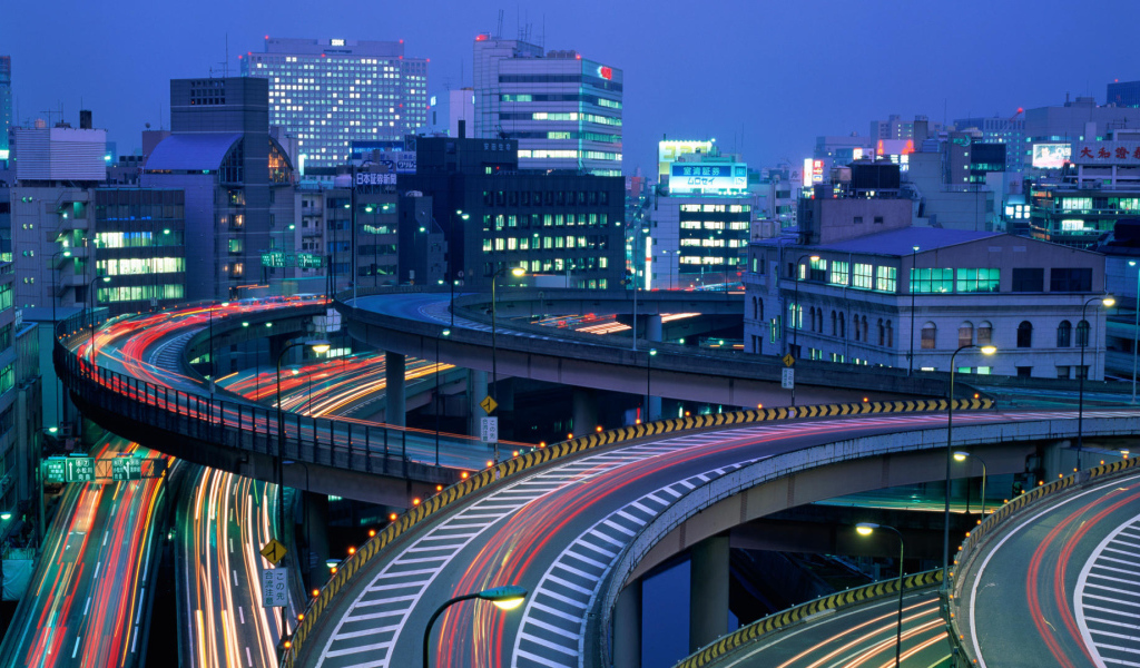 Дорожная развязка в Токио