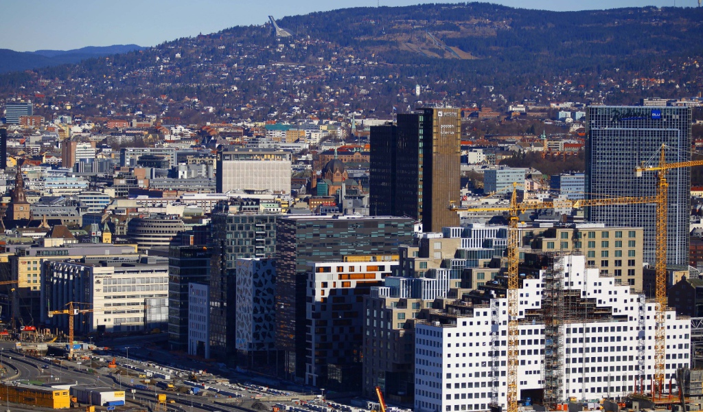 Панорамный вид на Осло