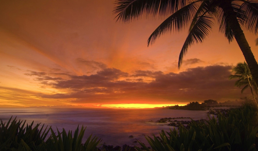 Закат в Перу