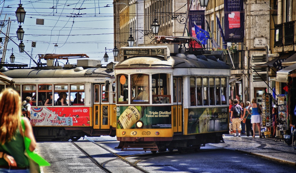 Трамваи в Лиссабоне