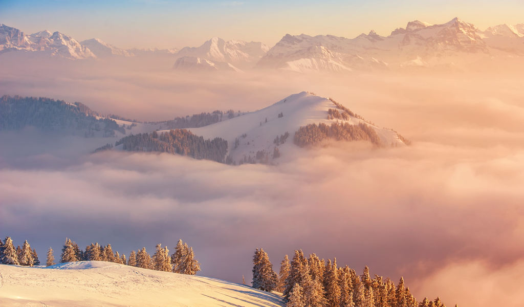 Гора Риги, Швейцария