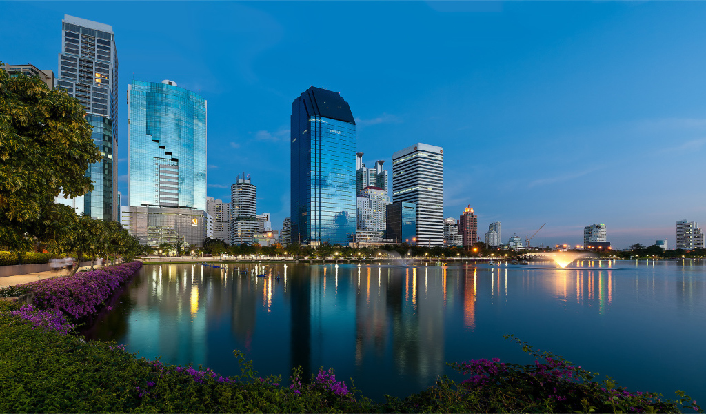 Городской парк в Бангкоке, Таиланд