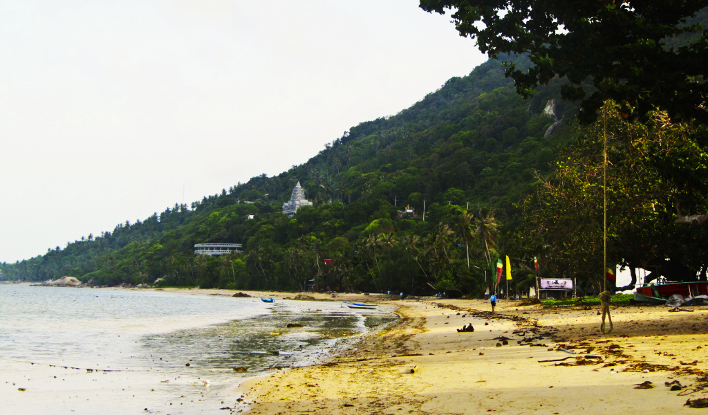 Золотой пляж на острове Панган, Таиланд