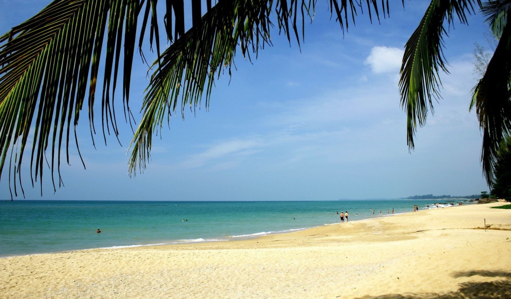 Золотой пляж на острове Самуи, Таиланд