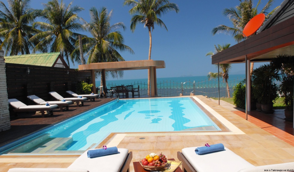 Отель на берегу моря на острове Самуи, Таиланд
