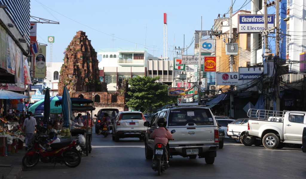 Город на курорте Лопбури, Таиланд