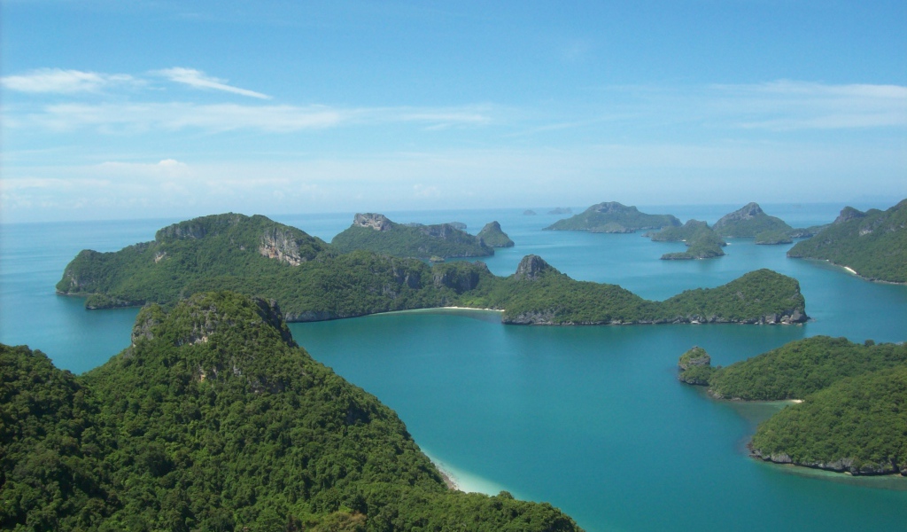 Islands off the coast of Koh Samui, Thailand