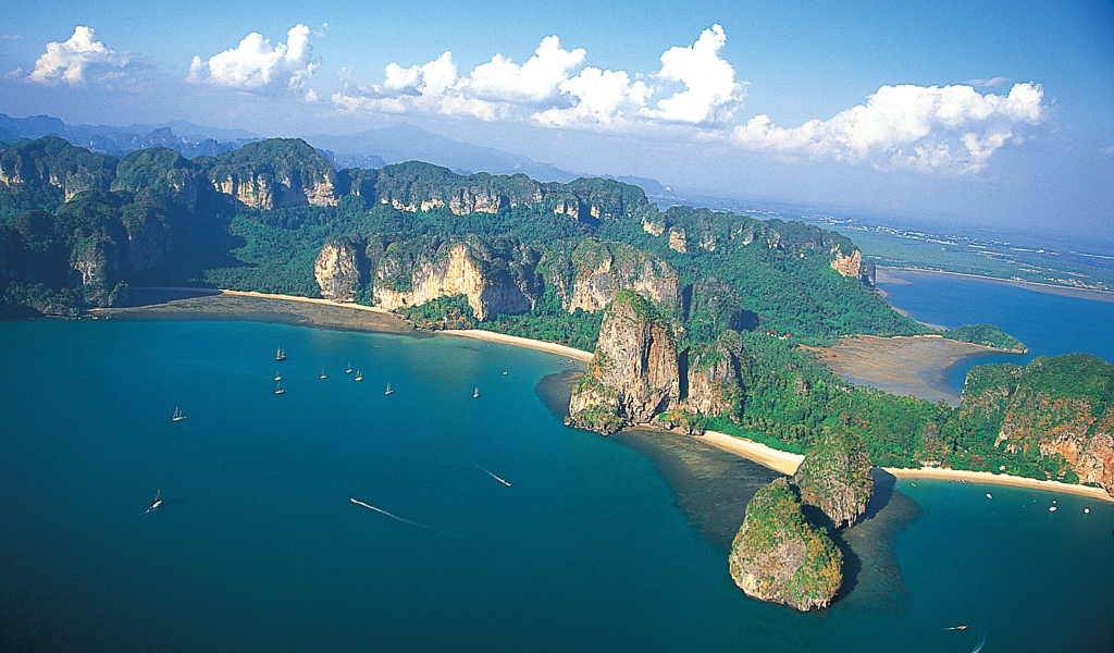 Панорама курорта Краби, Таиланд
