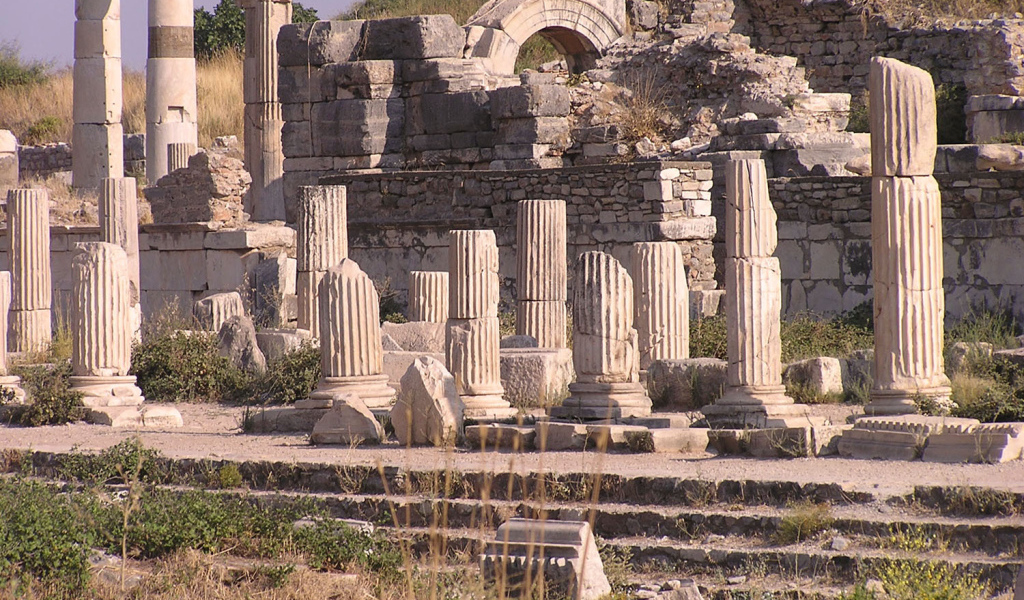 Старинные развалины в Эфесе, Турция