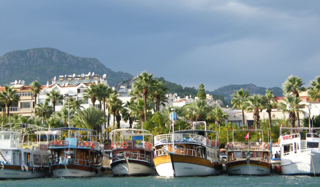 Побережье в Мармарис, Турция