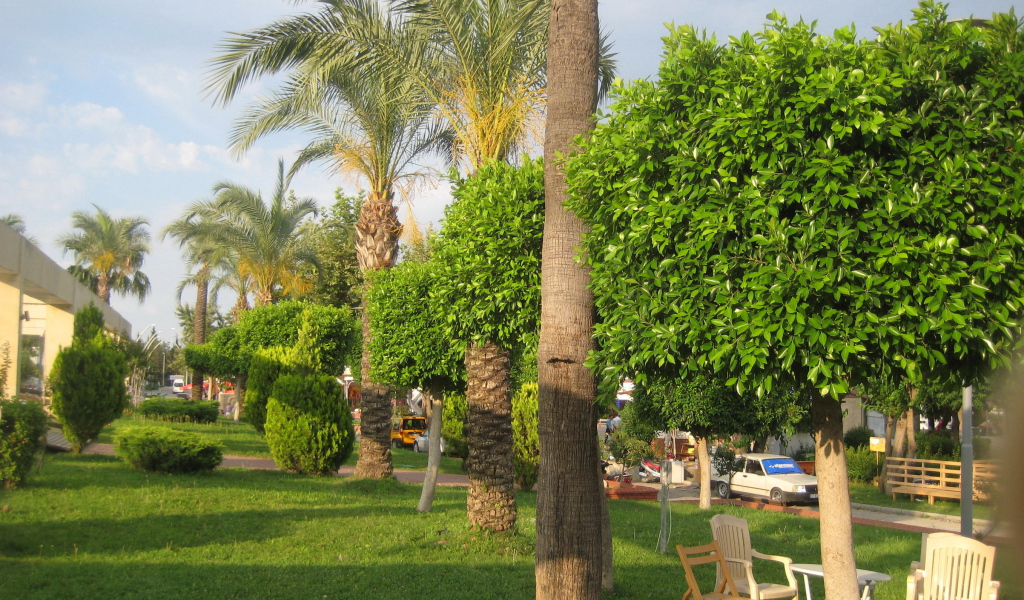 Великолепный парк в Кемере, Турция