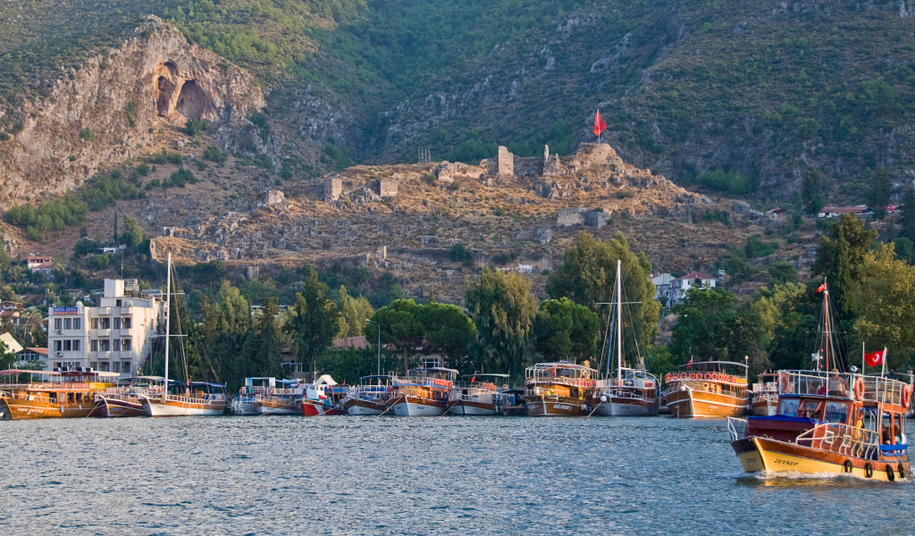 Гавань города Фетхие, Турция