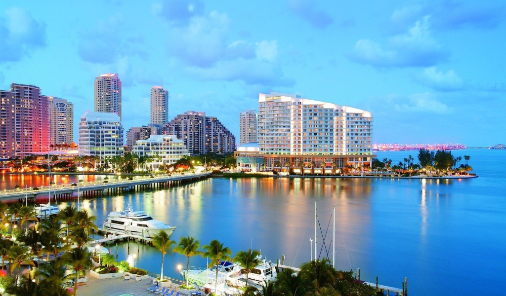 Бухта в Майами