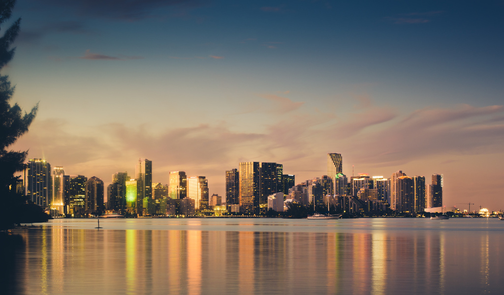 Центр города Майами, США