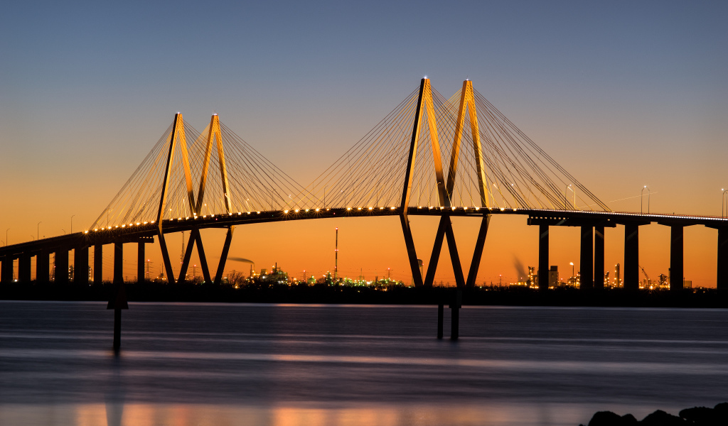 Мост Фреда Хартмана, штат Техас, США