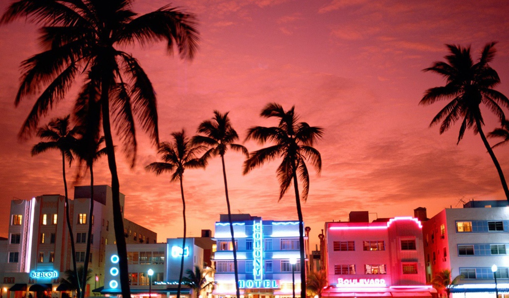 Неоновые огни Майами